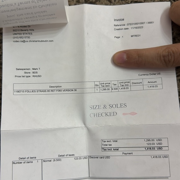 Christian Louboutin Follies Strass 85mm - Picture 7 of 7